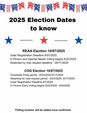 City of Gustavus Election will be on Monday October 6 2025