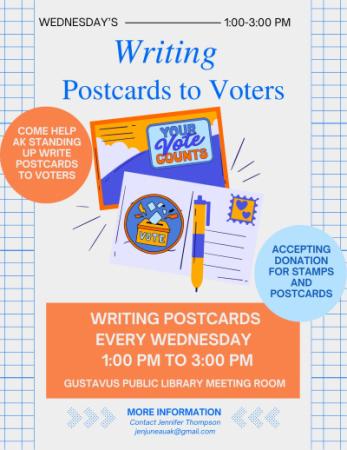 Join us to write postcards for voters.